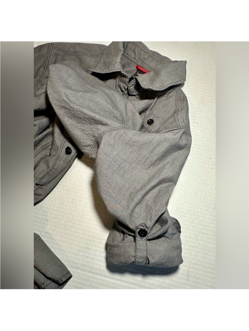 The North Face Gray Mini Shirt Dress - Picture 14 of 15
